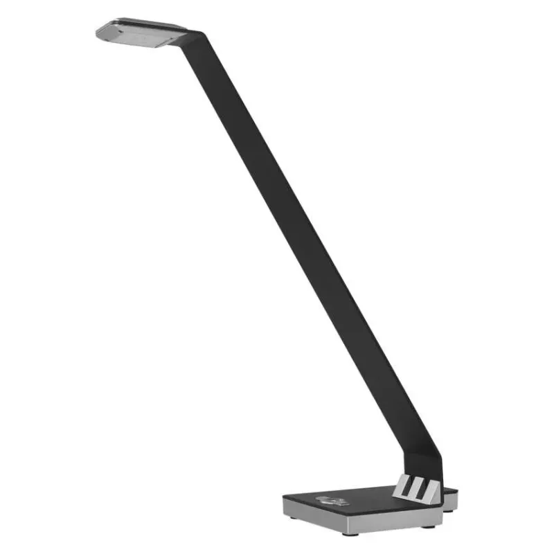 EMOS LED stolná lampa ALVIN, čierna