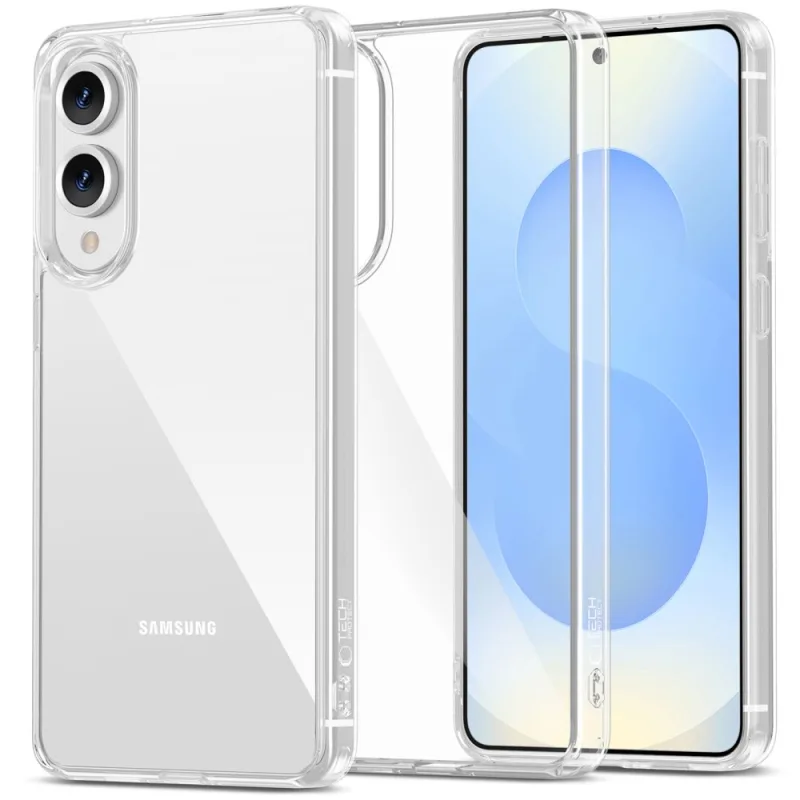 Hybridné puzdro Tech-Protect FlexAir pre Samsung Galaxy S25 Edge – priehľadné