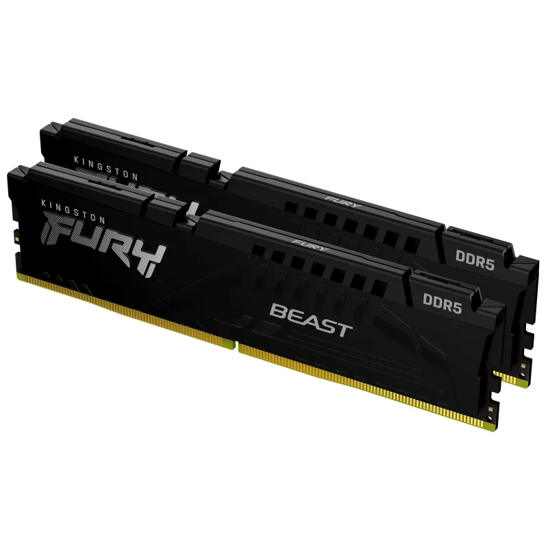 Kingston FURY Beast/ DDR5/ 64GB/ 5200MHz/ CL40/ 2x32GB/ Black…