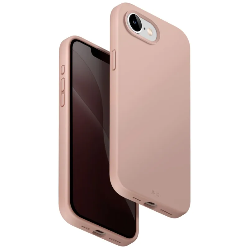 Uniq Lino Magclick nabíjacie puzdro pre iPhone 16e - ružové