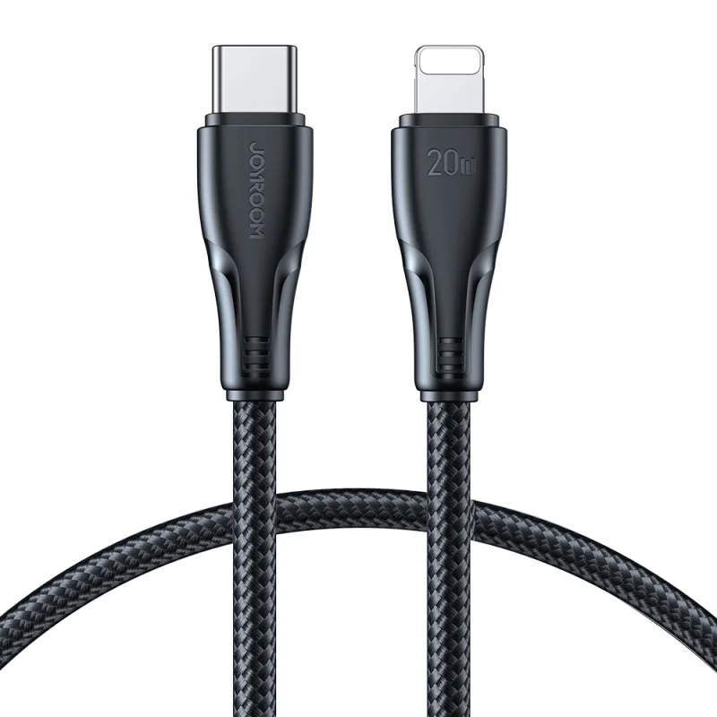 Kábel Joyroom Surpass Series A11 Lightning /USB-C 20W 0,25 m - čierny