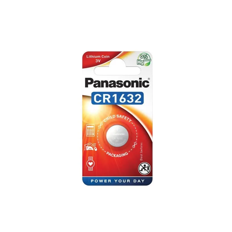 PANASONIC Lithiová baterie (knoflíková) CR-1632EL/ 1B 3V (Blistr 1ks)…