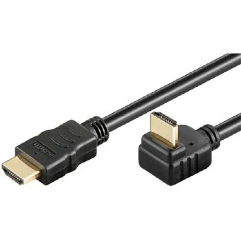 PremiumCord Kábel HDMI+Ethernet, zlac., 270°, 2m kphdmeb2