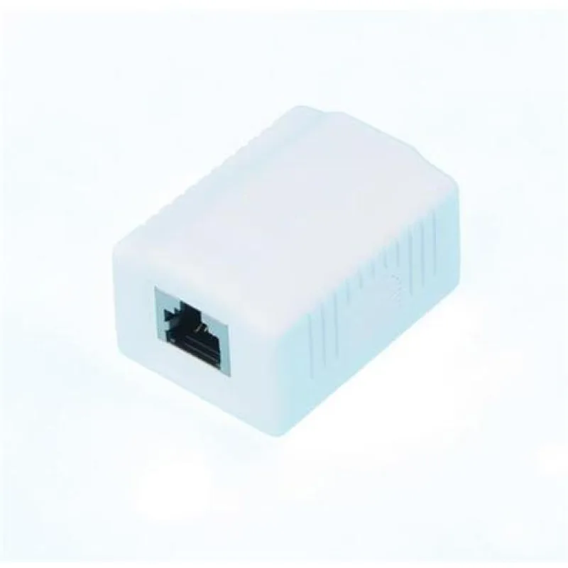 OXnet Zásuvka Basic STP 1 port, Cat5E na omietku, biela EC8315-FM-CE/WH