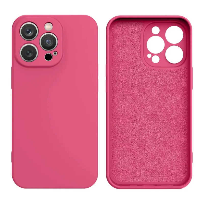 Silikónové puzdro iPhone 14 Plus silikónové puzdro fuchsiové