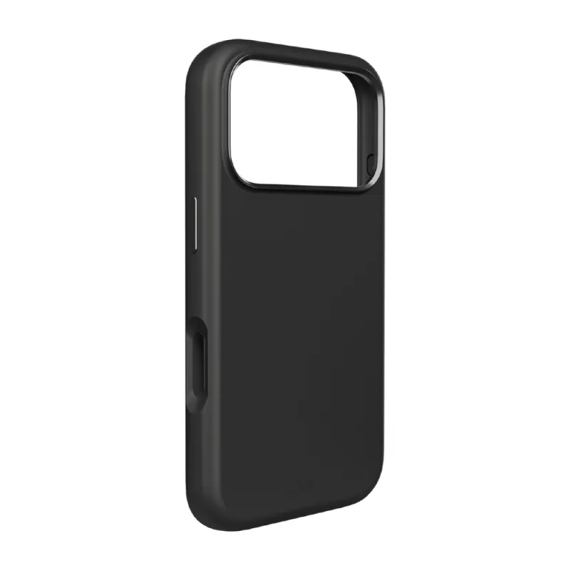 Tekuté silikónové puzdro Pure Icon Mag Pro pre iPhone 17 Pro Max, kompatibilné s MagSafe, s ochranou fotoaparátu a hliníkovými tlačidlami – čierne