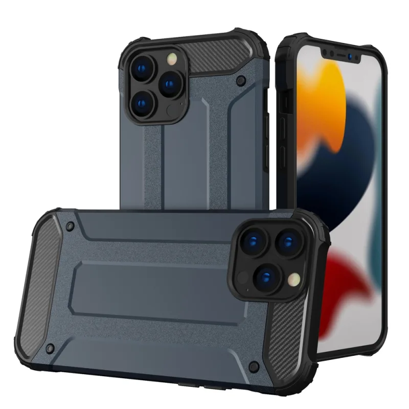 Kryt Hybrid Armor pre iPhone 14 Pro Max pancierovaný hybridný kryt modrý