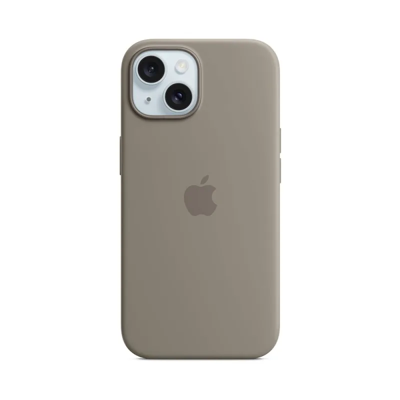 iPhone 15 Silicone Case with MagSafe - Clay *Renovovaný*