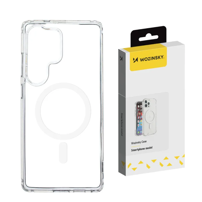 Puzdro Wozinsky Ultra Clear MagSafe Case pre Samsung Galaxy S25 – priehľadné