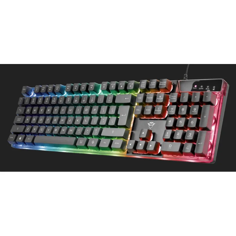 TRUST herní klávesnice GXT 835 Azor Illuminated Gaming Keyboard CZ/ SK…