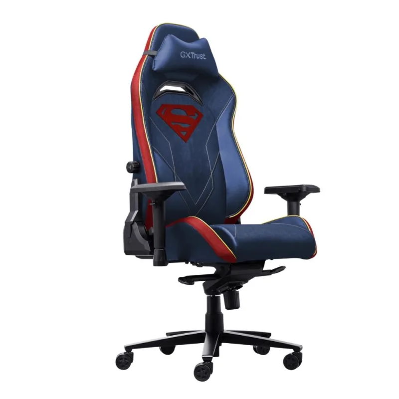 TRUST herní židle GXT 721SM RUYA PRO Superman, modrá 25742