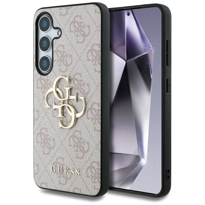 Puzdro Guess Big 4G Logo Classic Logo pre Samsung Galaxy S25 Plus Pink