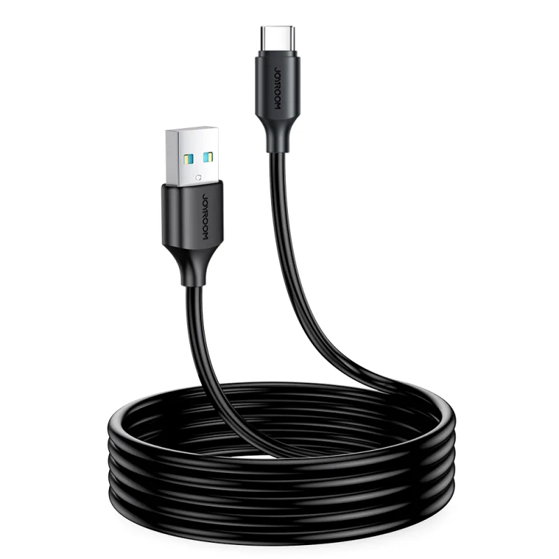 Joyroom Long-Lasting Series A9 USB-A / USB-C 3A kábel 2m - čierny