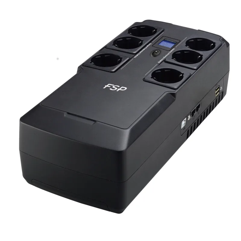 FSP UPS NanoFit 800, 800 VA / 480 W, 2xUSB power, LCD, RJ45, offline…