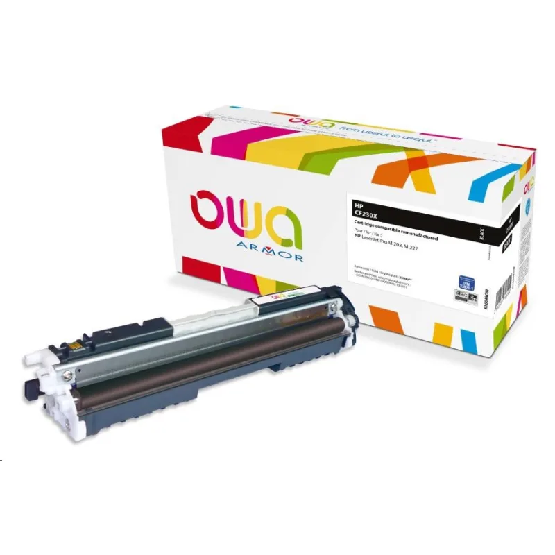 OWA Armor toner pre HP LJ Pro M203, M227, 3500 strán, CF230X, čierna/…