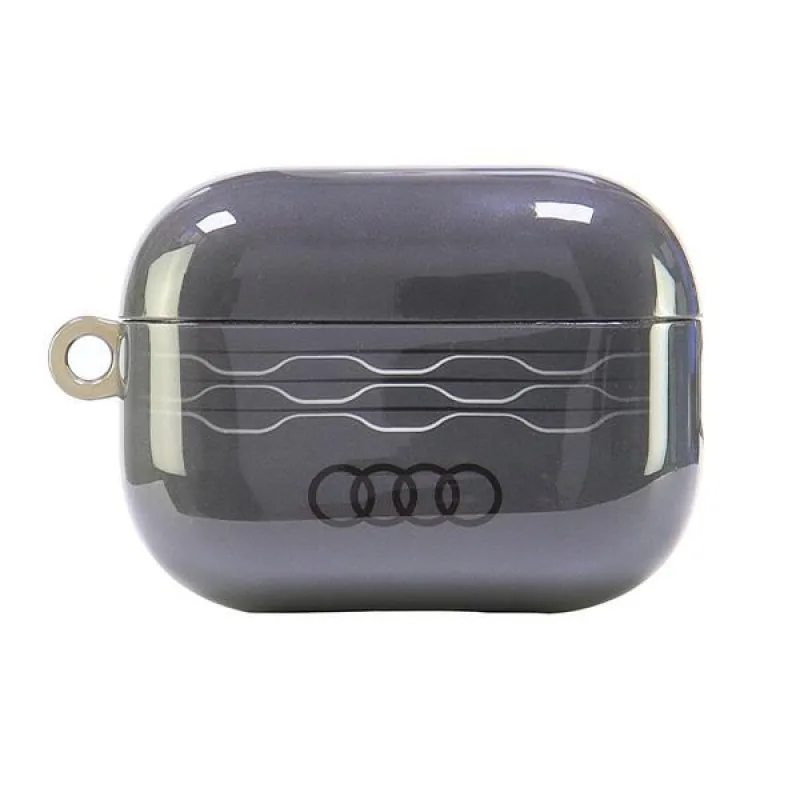 Puzdro na slúchadlá Audi IML Geometric Pattern AirPods Pro 2 – šedé