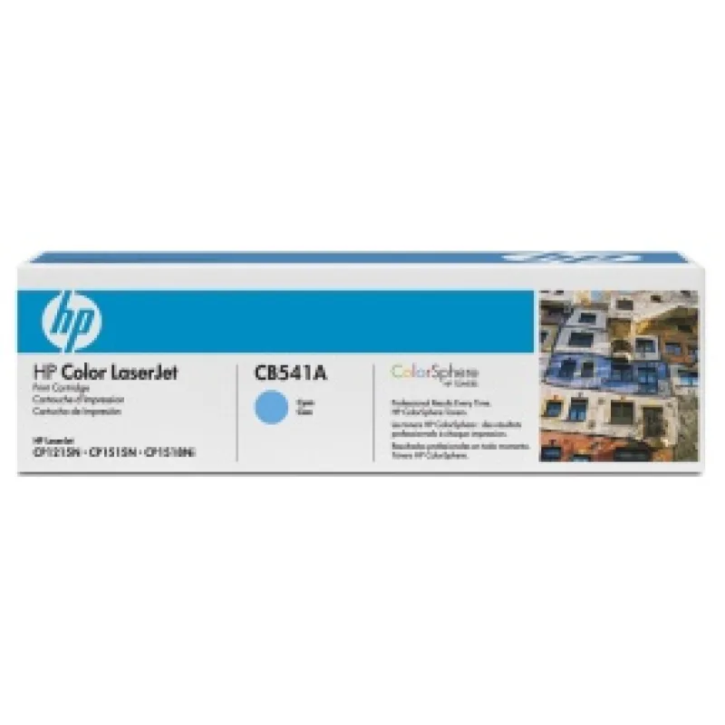 HP tlačová kazeta azúrová, CB541A CB541A