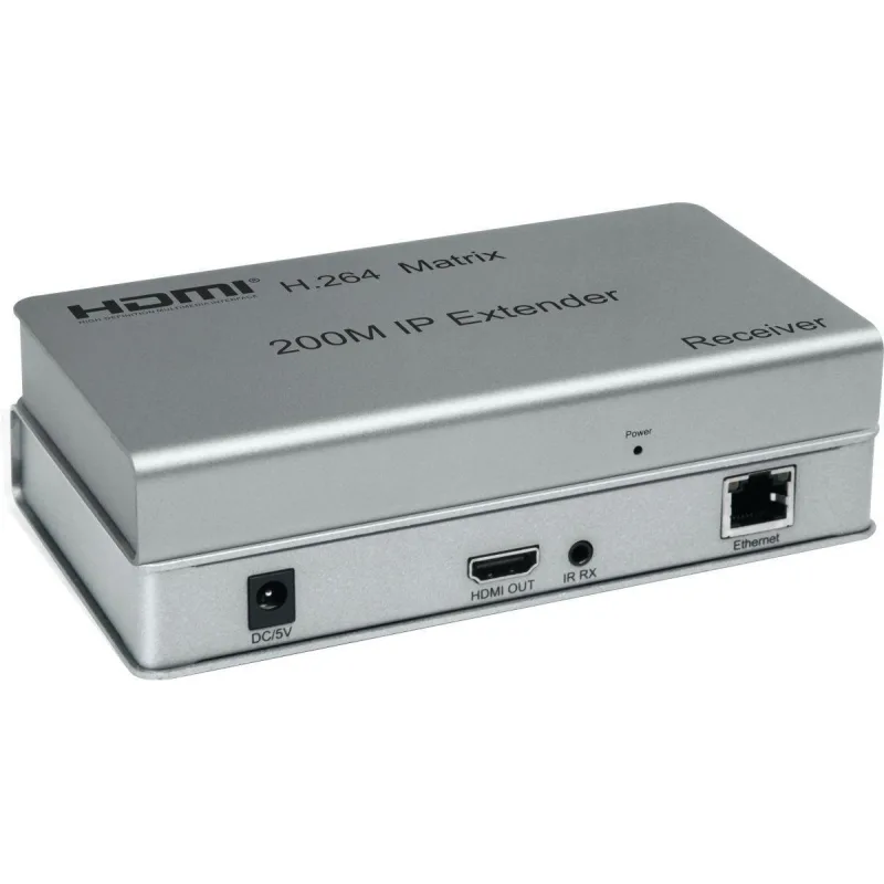 PremiumCord HDMI matrix extender na 200m, over IP, pro počítačovou síť…