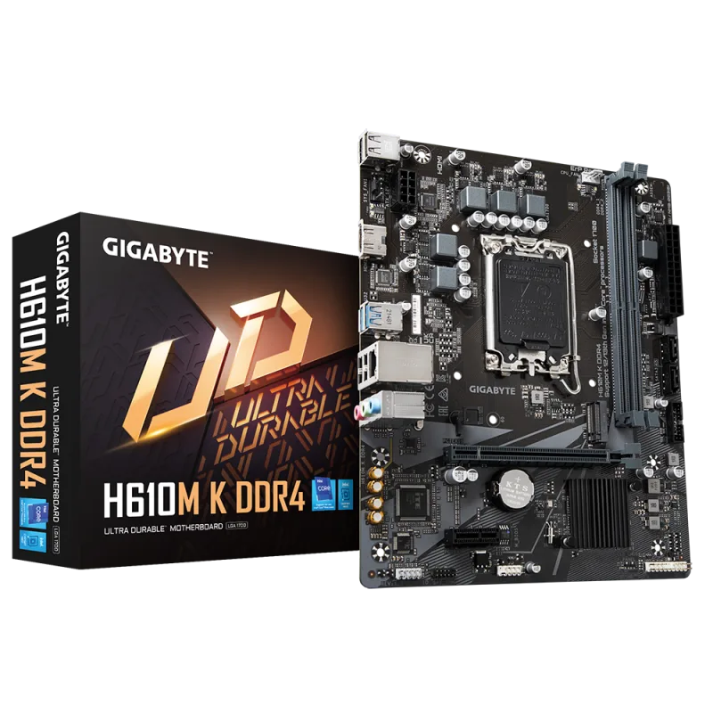 Gigabyte H610M K DDR4, Intel H610, LGA1700, 2xDDR4, mATX