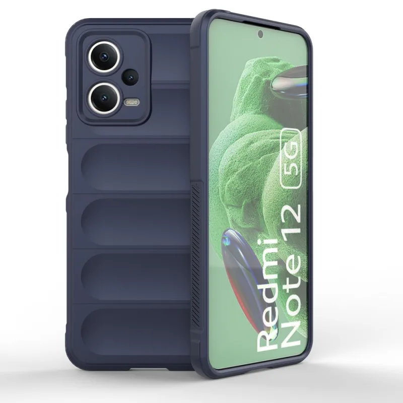 Puzdro Magic Shield pre Xiaomi Redmi Note 12 5G / Poco X5 5G Flexible Armor Case modré