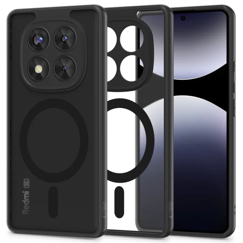 Puzdro Tech-Protect MagMat MagSafe pre Xiaomi Redmi Note 14 Pro 5G / Poco X7 5G - matné čierne