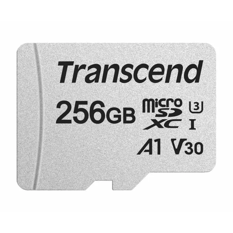 Karta TRANSCEND MicroSDXC 256GB 300S, UHS-I U3 V30 + adaptér…