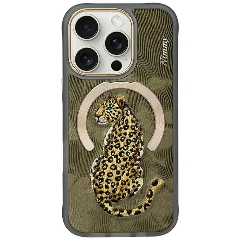 Puzdro Nimmy Magnetic Fantasy Animal MagSafe pre iPhone 16 Pro Max – zlaté
