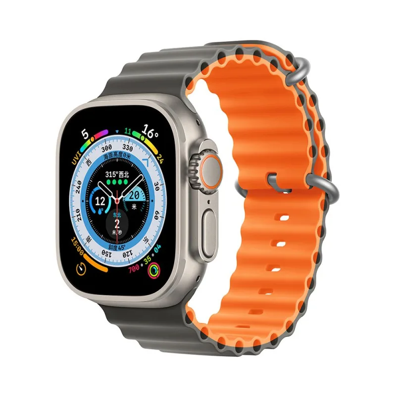 Devia remienok Deluxe Series Sport6 Silicone Two-tone Band 40/41mm - Gray…