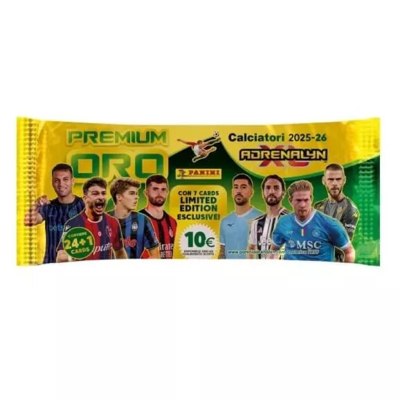 PANINI Serie A 2025/2026 ADRENALYN GOLD PACKET