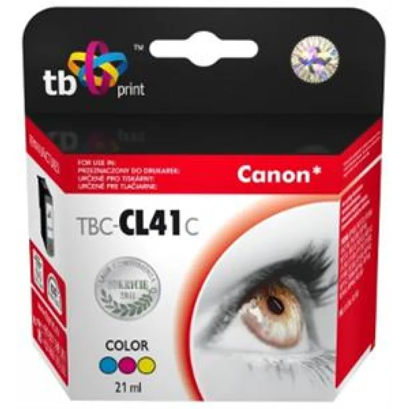 Ink. kazeta TB kompat. s Canon CL-41, 0617B031, Cl TBC-CL41C