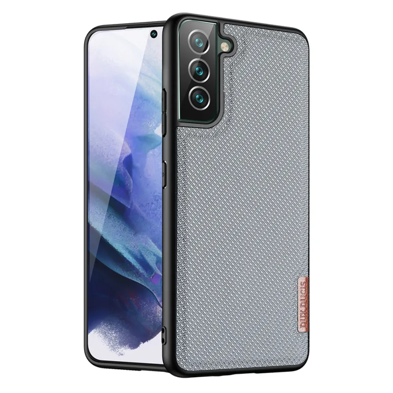 Puzdro Dux Ducis Fino je vyrobené z nylonového materiálu pre Samsung Galaxy S22+ (S22 Plus) modrý