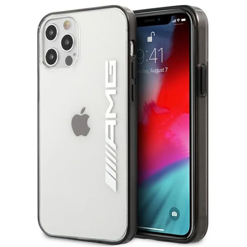 Puzdro AMG Metallic Painted na iPhone 12 Pro Max – priehľadné