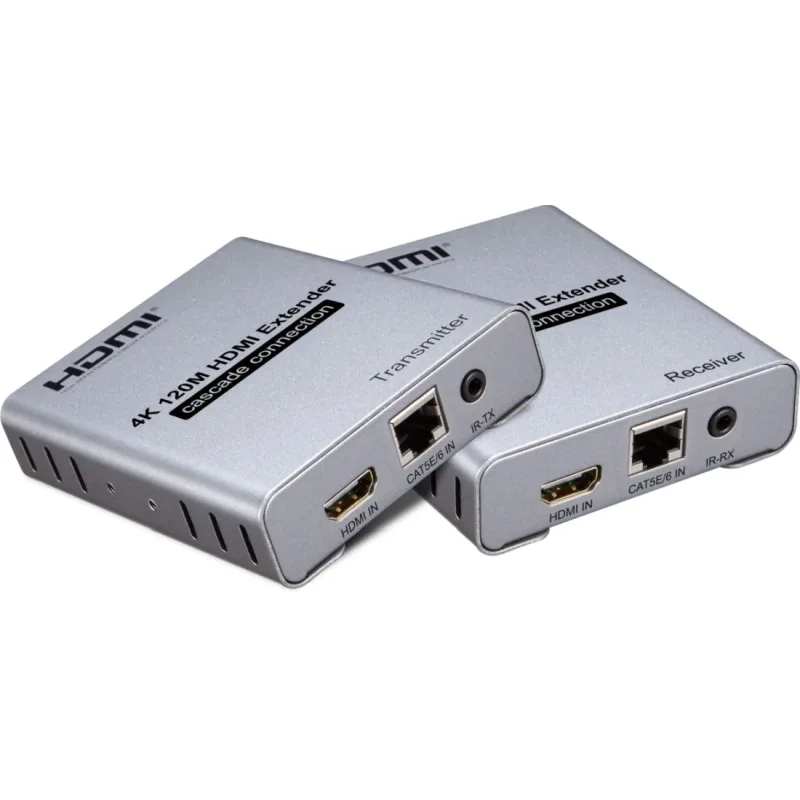 PremiumCord 4K HDMI extender na 120m cez CAT5/ 6 khext120-5