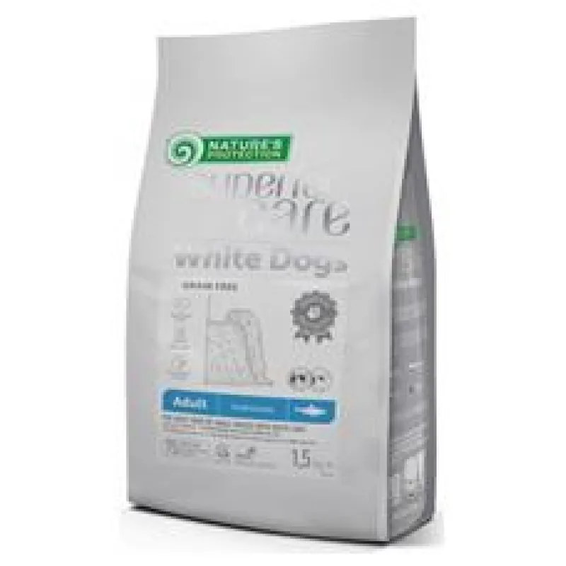 Nature’s Protection Dog Dry Superior Care Adult SB White GF Herring 10 kg