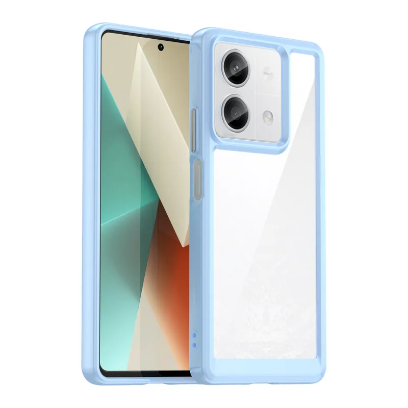 Outer Space Case s gélovým rámom pre Xiaomi Redmi Note 13 Pro - modrý