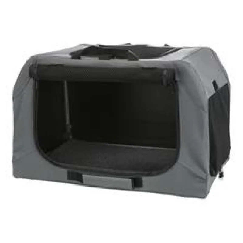Skládací cestovní box EASY šedý S-M: 71 x 49 x 51 cm