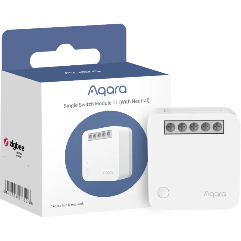 Aqara Smart Home Spínací modul T1 s Pripojenim neutrálneho vodiča