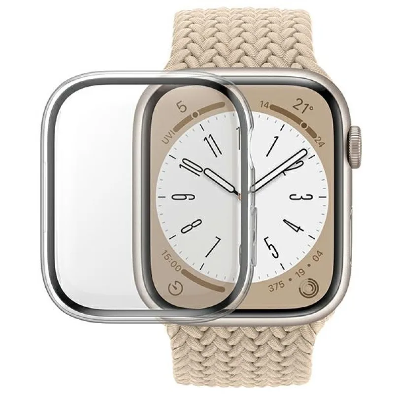 Puzdro PanzerGlass Full Body pre Apple Watch 7 45mm - priehľadné