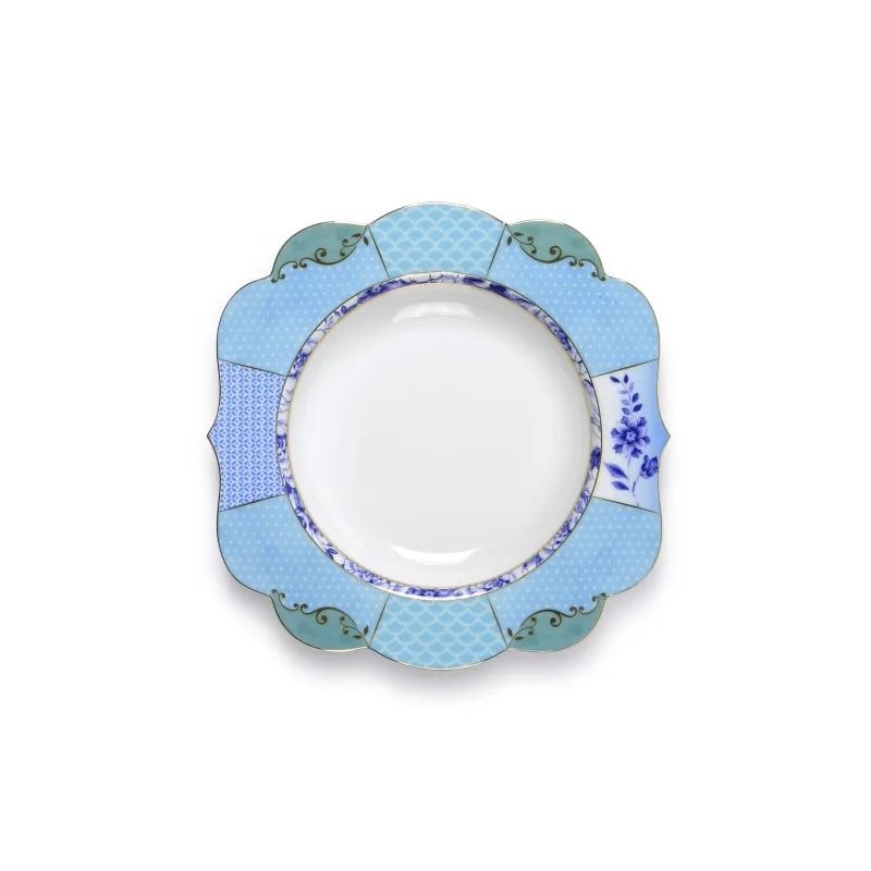 Pip Studio Royal Multi hluboký talíř Ø23,5cm, modrý