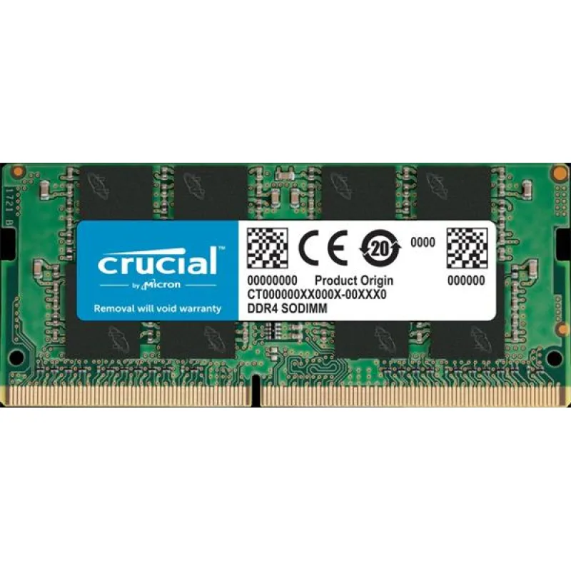 Crucial 8GB DDR4 3200MHz SODIMM CL22 (8Gbit/16Gbit) 260pin CT8G4SFRA32A