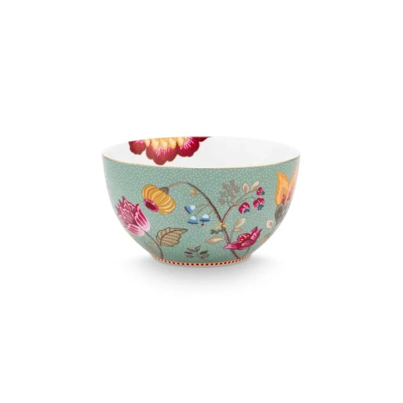 Pip Studio Blooming Tales miska Ø15 cm, modrá