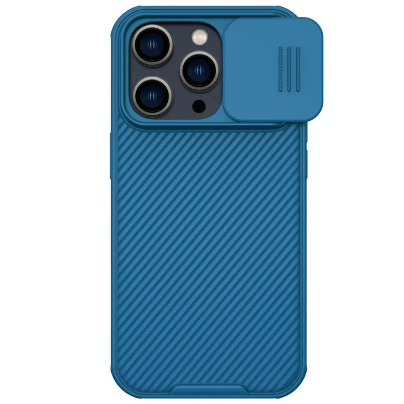 Nillkin CamShield Pro Case iPhone 14 Pro Armored Cover Protector Camera Blue