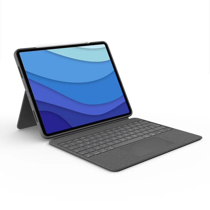 Logitech COMBO TOUCH pre iPad Pro 12.9" (5. a 6. gen.) - šedá - UK