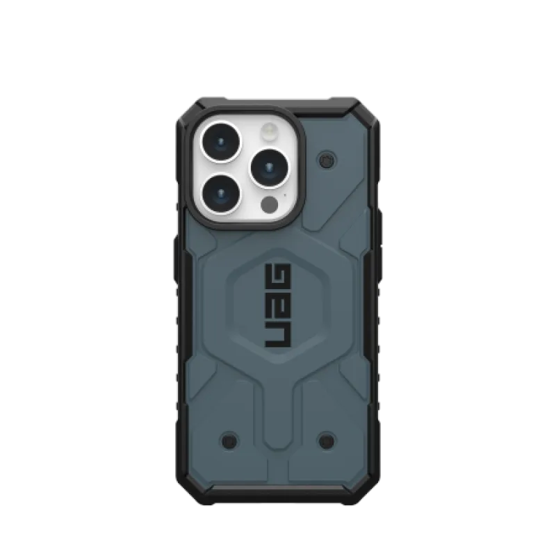 Puzdro UAG Pathfinder MagSafe pre iPhone 15 Pro - modré