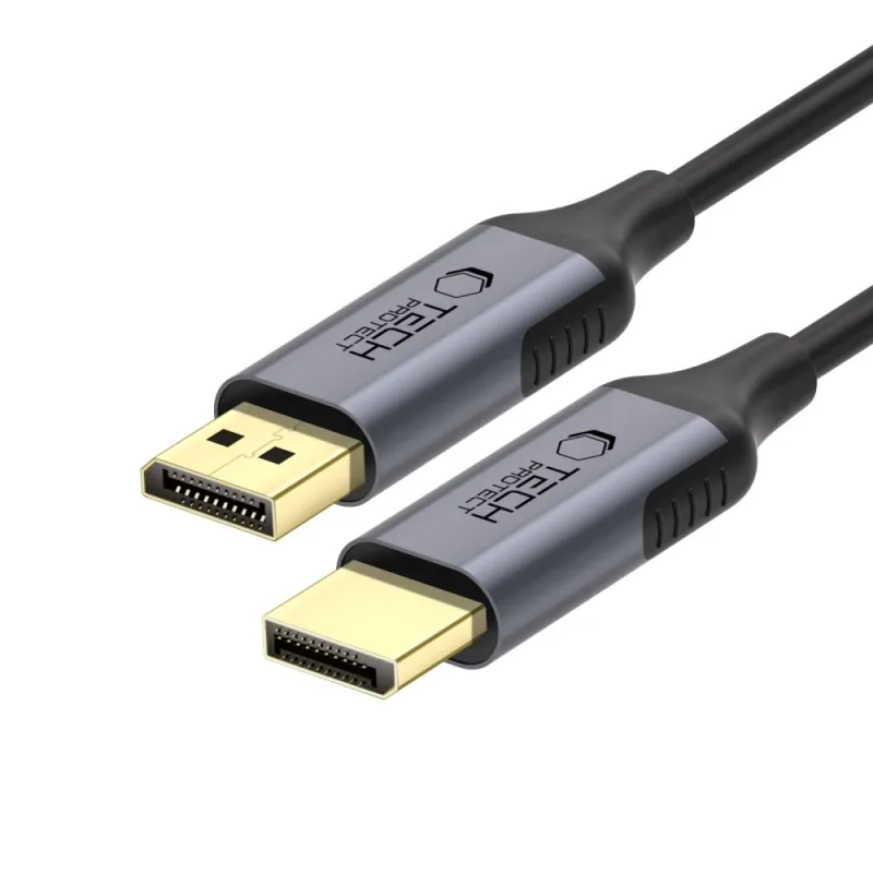 Kábel Tech-Protect UltraBoost DisplayPort na DisplayPort 1.4 4K 60Hz 2m – čierny