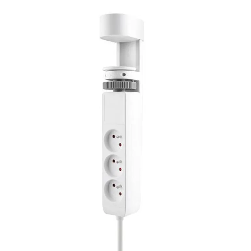 Solight 3z + USB A+C přenosné stolní zásuvky, 2m, bílá, USB…