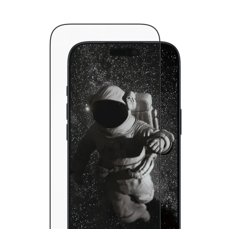 PanzerGlass ochranné sklo UWF Ceramic II pre iPhone 17 Pro Max - Black Frame