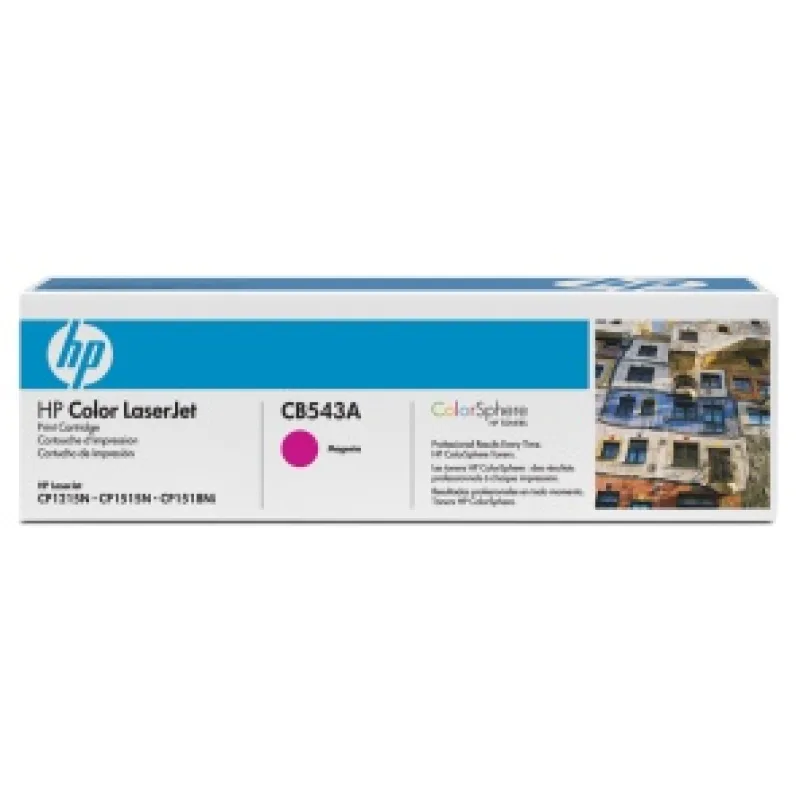 HP tlačová kazeta purpurová, CB543A CB543A