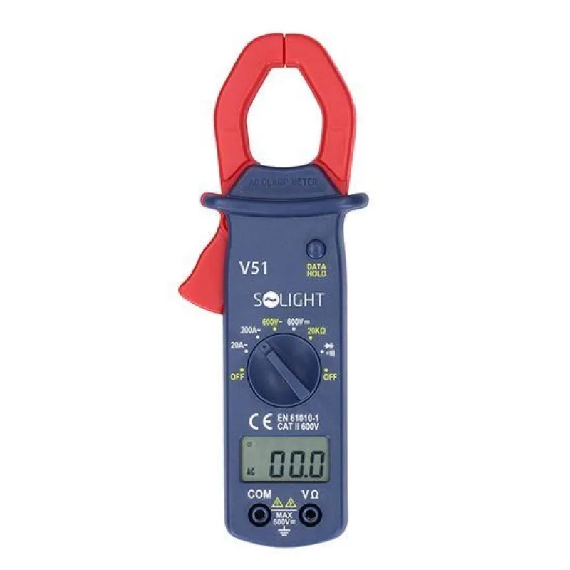 Solight klešťový multimetr, 20 - 200A V51