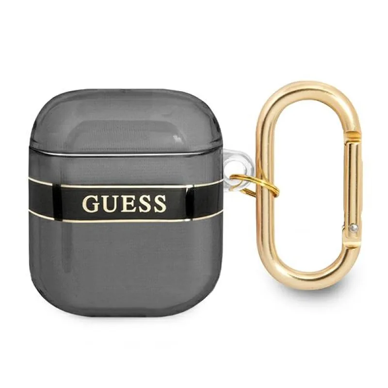 Guess GUA2HHTSK kryt AirPods black/black Strap Collection